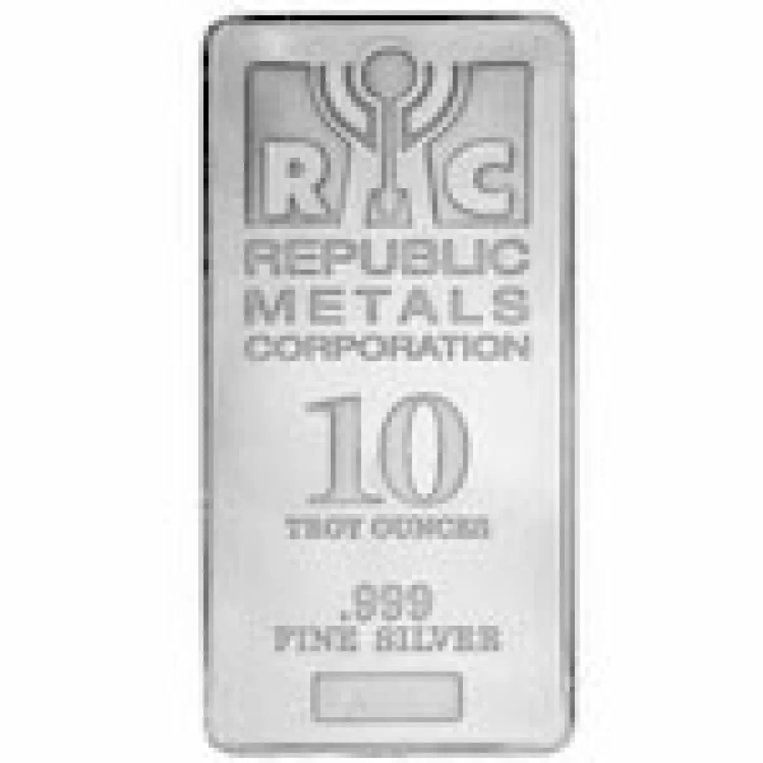 10oz Republic Metals Silver Bar