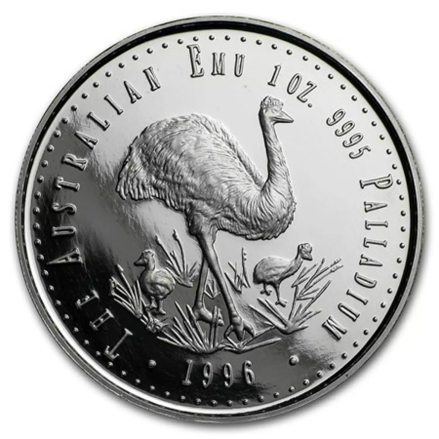 1996 1oz Australian Perth Mint Palladium Emu (2)