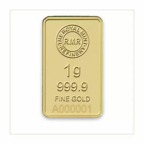 1g Royal Mint Refinery Minted Gold Bar (3)