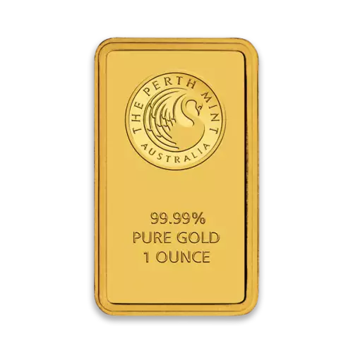 1oz Australian Perth Mint gold bar - minted