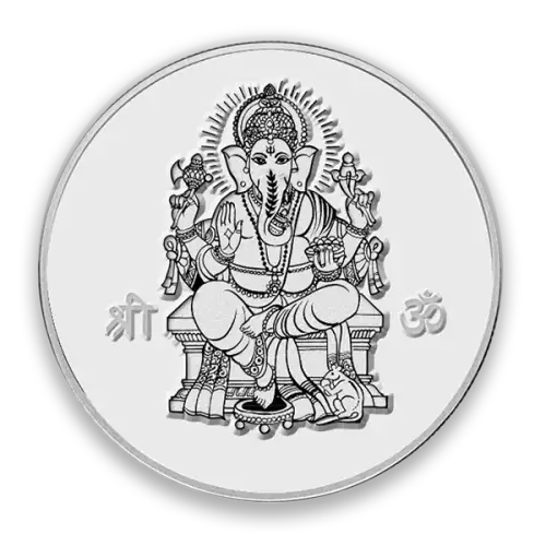 1oz Ganesha Silver Round