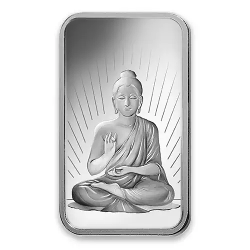 1oz PAMP Silver Bar - Buddha (2)
