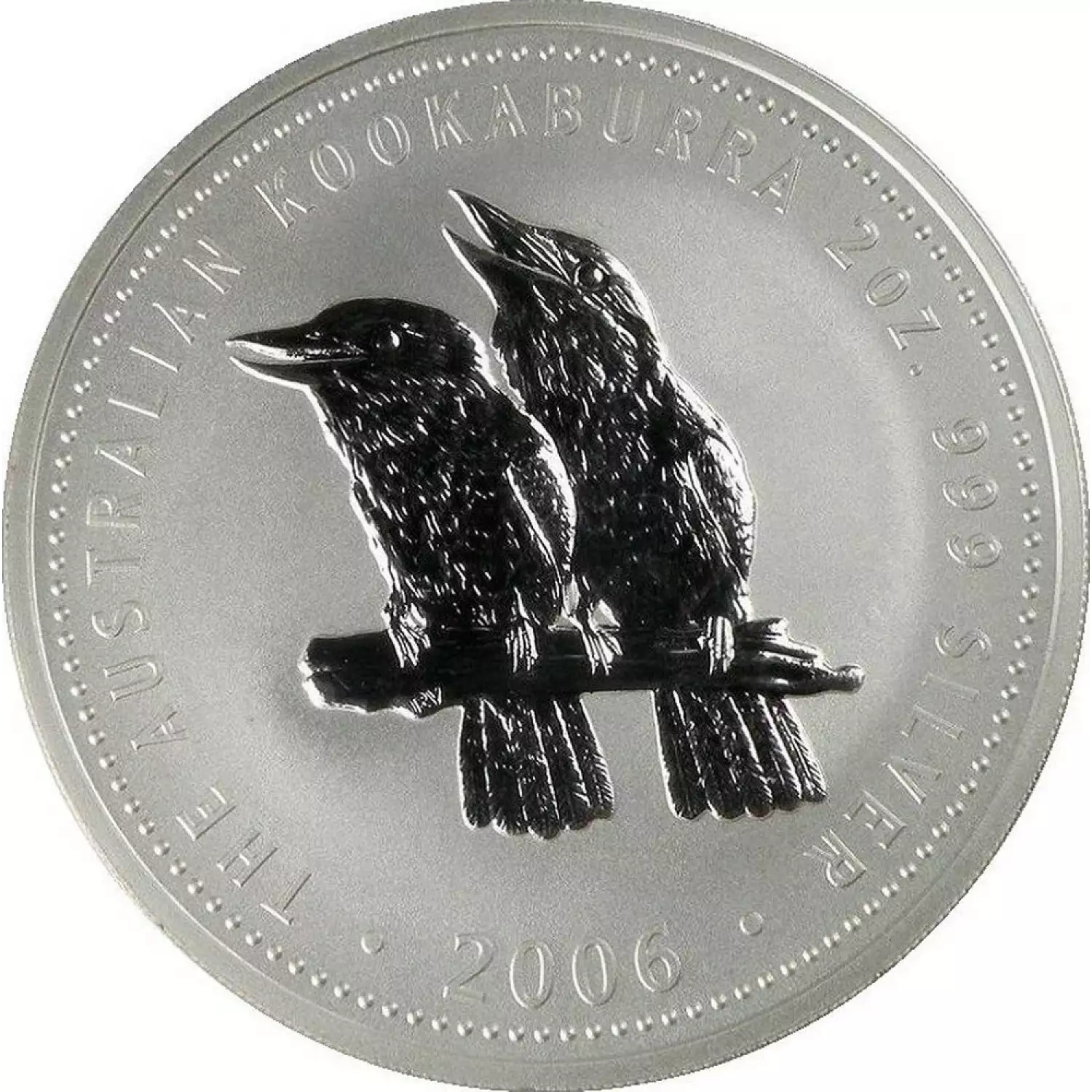 2006 2oz Australian Perth Mint Silver Kookaburra (2)