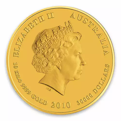 2010 10kg Australian Perth Mint Gold Lunar II: Year of the Tiger (2)