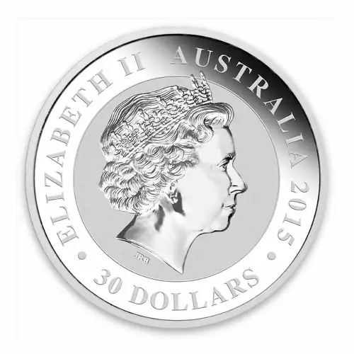 2015 1kg Australian Perth Mint Silver Kookaburra (2)
