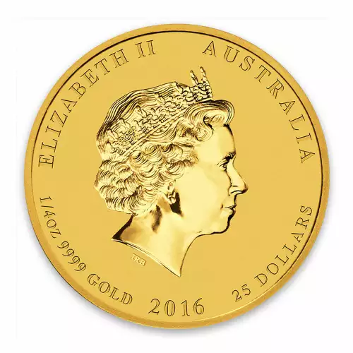 2016 1/4oz Australian Perth Mint Gold Lunar II: Year of the Monkey (2)