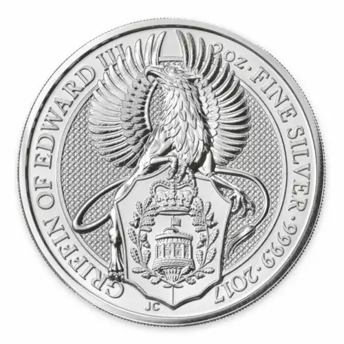 2017 2oz Silver Britain Queen's Beasts: The Griffin (2)