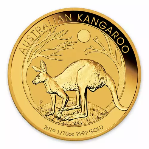 2019 1/10oz  Australian Perth Mint Gold Kangaroo (3)
