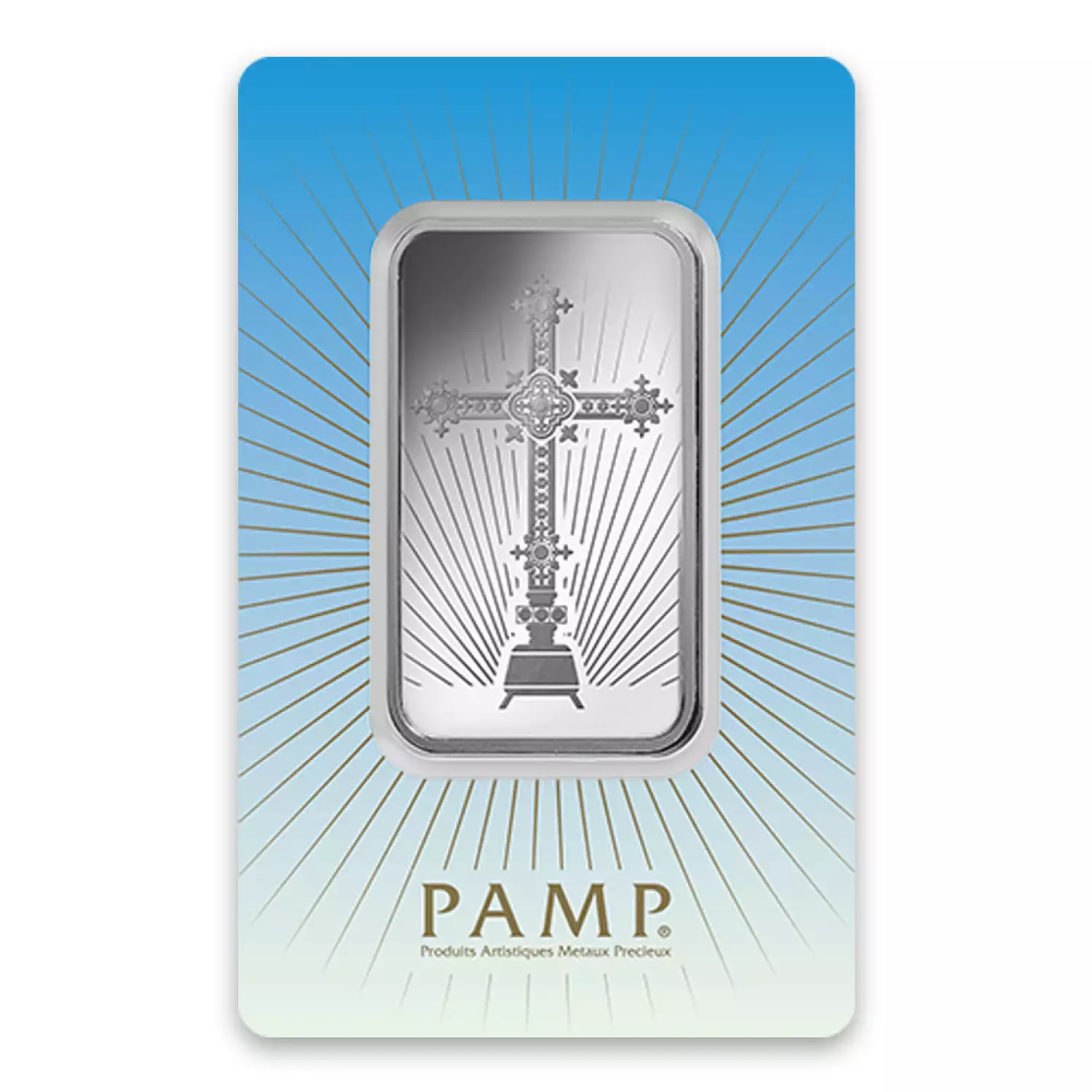 50g PAMP Silver Bar - Romanesque Cross (3)