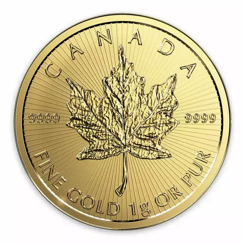 Any Year 25 x 1g Gold Canadian Maplegram (2)