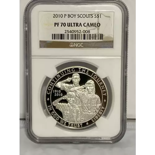 Modern Commemoratives --- Boy Scouts of America Centennial 2010-Silver- 1 Dollar