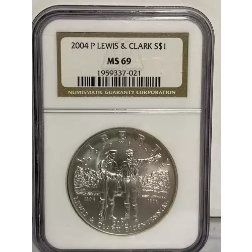 Modern Commemoratives --- Lewis and Clark Bicentennial 2004 -Silver- 1 Dollar