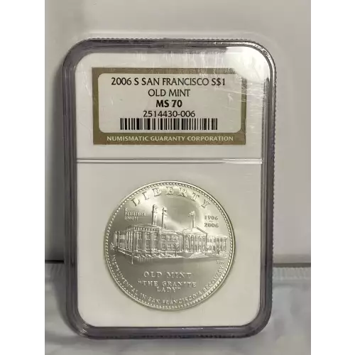 Modern Commemoratives --- San Francisco Old Mint Centennial 2006 -Silver- 1 Dollar