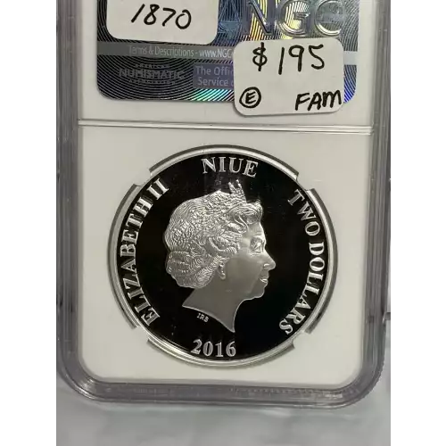 NIUE Silver 2 DOLLARS